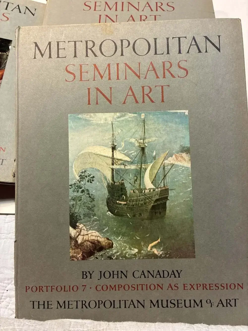Set of 10 VTG Metropolitan Seminars in Art Portfolios by John Canaday